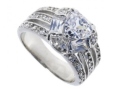 Кольцо, серебро 925, циркон 012 02 21-03944 2009 г инфо 9695w.