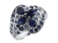 Кольцо, серебро 875, сапфир DC 003 02 21-02397 2010 г инфо 9753w.