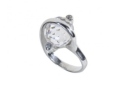 Кольцо, серебро 925, кварц,циркон 001 02 21-03125 2010 г инфо 9755w.