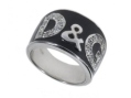 Кольцо, серебро 925, циркон,эмаль 001 02 21-03093 2010 г инфо 9790w.