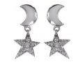 Серьги, серебро 925, циркон 004 01 21sk-00532 2009 г инфо 10010w.