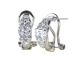 Серьги, серебро 925, циркон 005 01 21-02518 2010 г инфо 10067w.