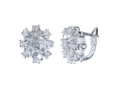 Серьги, серебро 925, циркон 001 01 21-02614 2010 г инфо 10095w.