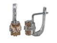 Серьги, серебро 925, циркон 008 01 21-03350 2010 г инфо 10101w.