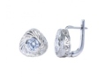 Серьги, серебро 925, циркон 020 01 21sk-00284 2010 г инфо 10105w.