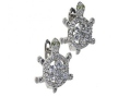 Серьги, серебро 925, хризолит, циркон 002 01 21spk-00045 2009 г инфо 10129w.