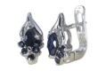 Серьги, серебро 925, сапфир DC 003 01 21sk-00084 2010 г инфо 10175w.