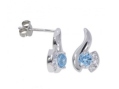 Серьги, серебро 925, топаз синт,циркон 004 01 21sk-00513 2009 г инфо 10187w.