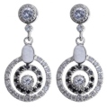Серьги, серебро 925, циркон 012 01 21-03240 2010 г инфо 10198w.