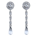 Серьги, серебро 925, циркон 012 01 21-02861 2010 г инфо 10203w.