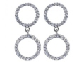 Серьги, серебро 925, циркон 005 01 21-03421 2009 г инфо 10221w.