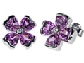 Серьги, серебро 925, роз кварц,циркон 007 01 21spk-00113 2010 г инфо 10230w.