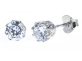 Серьги, серебро 925, циркон 002 01 21-03054 2010 г инфо 10245w.