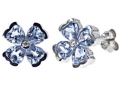 Серьги, серебро 925,аквам синт,циркон 007 01 21spk-00110 2010 г инфо 10263w.