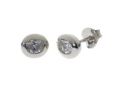 Серьги, серебро 925, циркон 002 01 21-02399 2010 г инфо 10288w.