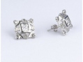 Серьги, серебро 925, циркон 001 01 21-01749 2010 г инфо 10316w.