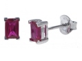 Серьги, серебро 925, рубин синт 002 01 21-03019 2010 г инфо 10355w.