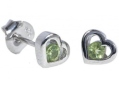 Серьги, серебро 925, хризолит 002 01 21-03076 2010 г инфо 10361w.