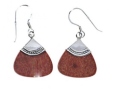 Серьги, серебро 925, коралл 010 01 21-02249 2010 г инфо 10407w.