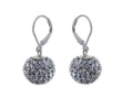 Серьги, серебро 925, кристалл Сваровски 018 01 21sp-00067 2010 г инфо 10419w.