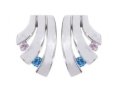 Серьги, серебро 925, топаз синт,циркон 006 01 21sk-00442 2009 г инфо 10529w.