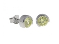 Серьги, серебро 925, хризолит синт 006 01 21spk-00340 2009 г инфо 10542w.