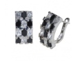 Серьги, серебро 925, оникс,циркон 001 01 21-02588 2010 г инфо 10568w.