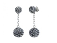 Серьги, серебро 925, кристалл Сваровски 018 01 21-02681 2010 г инфо 10576w.