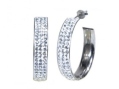 Серьги, серебро 925, кристалл Сваровски 018 01 21-02691 2010 г инфо 10577w.