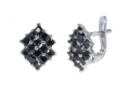 Серьги, серебро 925, оникс 003 01 21sk-00294 2010 г инфо 10579w.